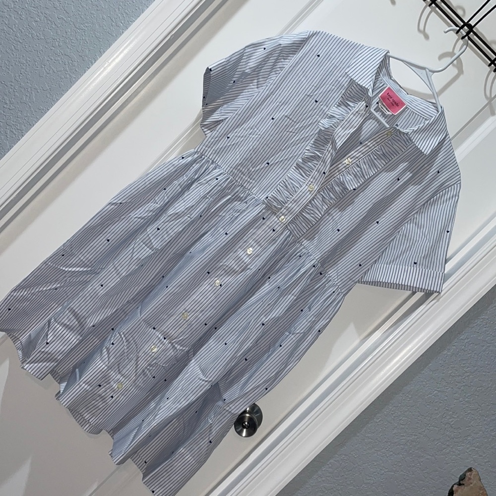 Kate Spade heart/stripe Dress